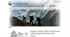 Desktop Screenshot of kathmandutravelsandtours.com